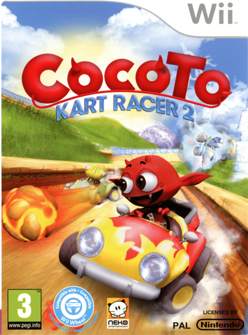 Cocoto Kart Racer 2 box art for Wii