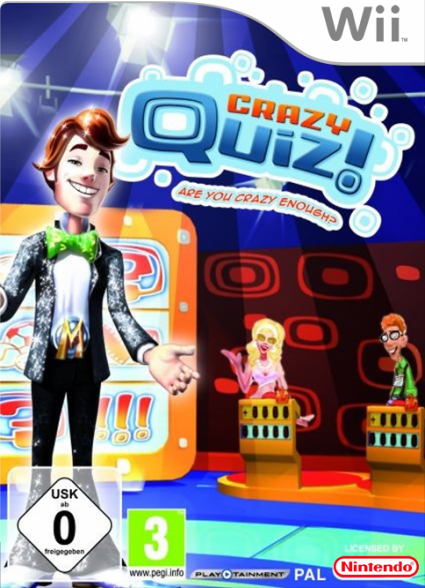 Crazy Quiz: Are You Crazy Enough box art for Wii