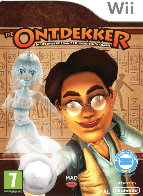 De Ontdekker En Het Mysterie Van De Diamanten Scarabee box art for Wii
