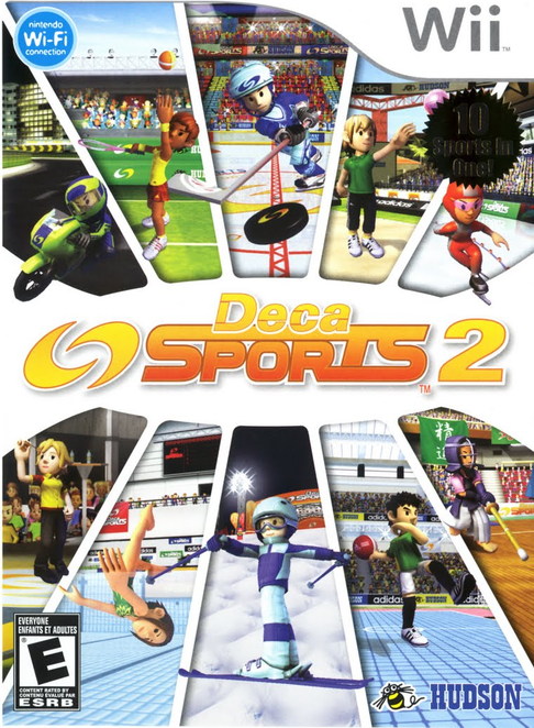 Deca Sports 2 [Not For Resale] box art for Wii