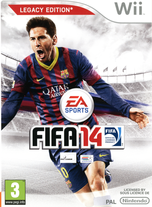 FIFA 14 box art for Wii