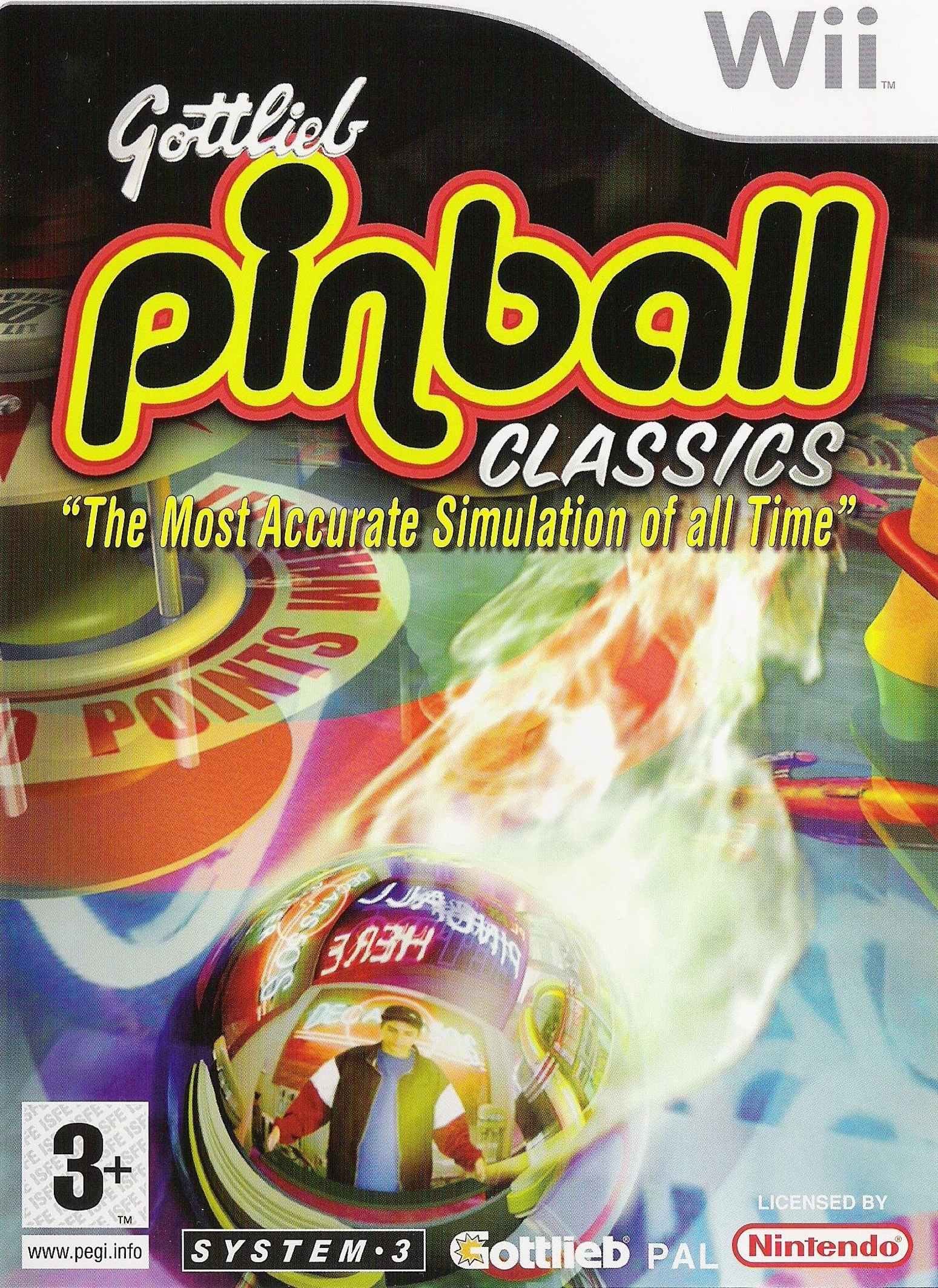 Gottlieb Pinball Classics box art for Wii