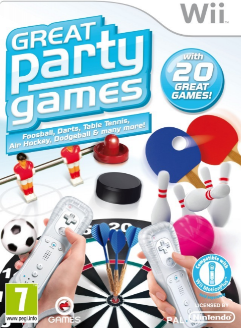 Great Party Games box art for Wii