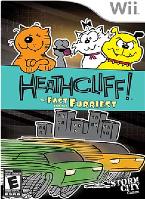 Heathcliff: The Fast and The Furriest box art for Wii