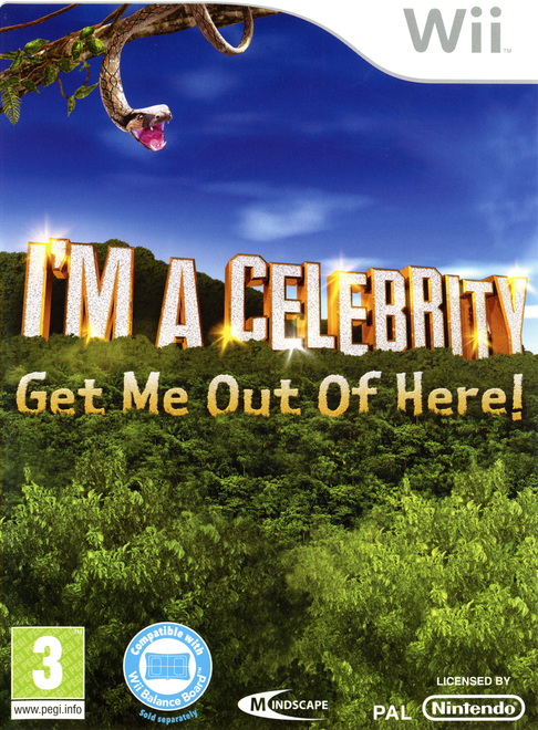 I’m A Celebrity Get Me Out Of Here box art for Wii
