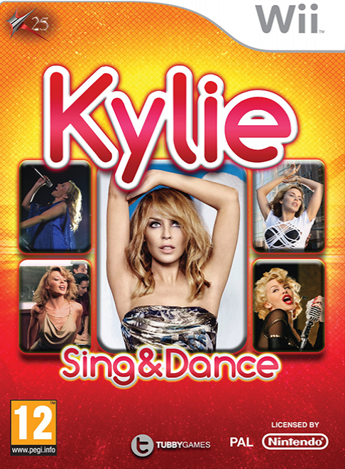 Kylie: Sing & Dance box art for Wii