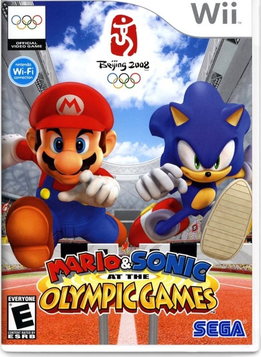 Mario & Sonic at the Olympic Winter Games box art for Wii