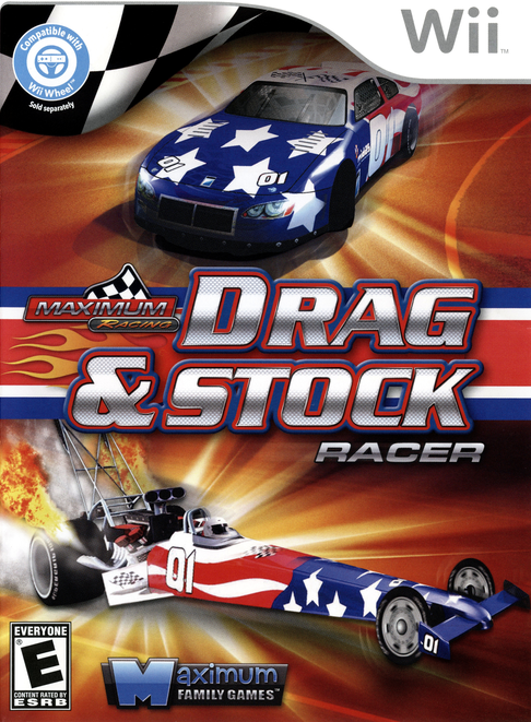 Maximum Racing: Drag & Stock Racer box art for Wii
