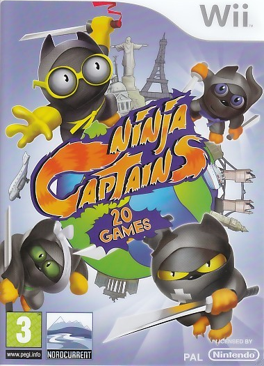 Ninja Captains box art for Wii