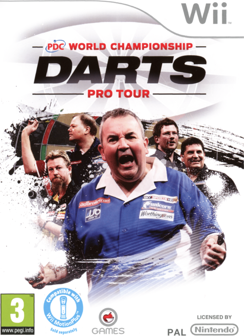 PDC World Championship Darts Pro Tour box art for Wii