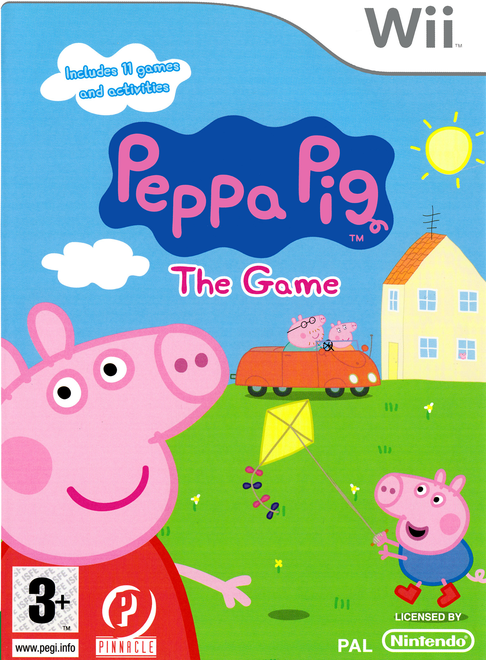 Peppa Pig The Game box art for Wii