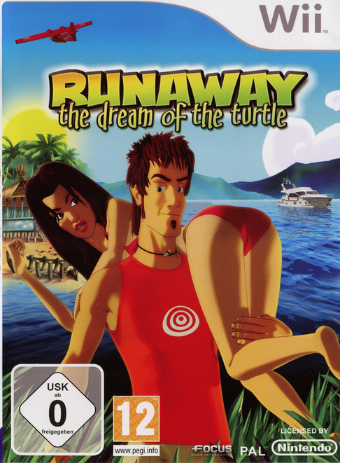 Runaway: The Dream of the Turtle box art for Wii