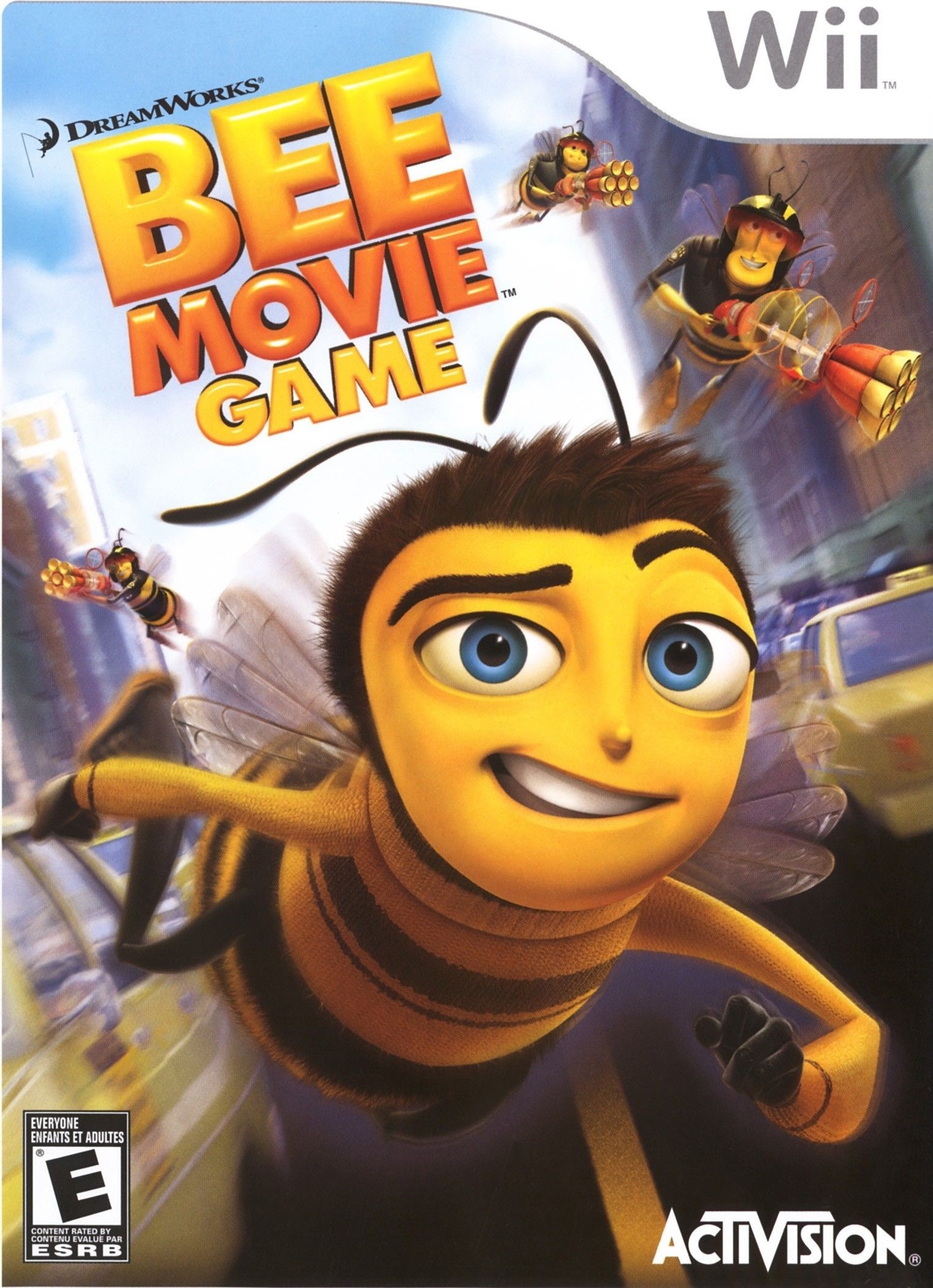 Bee Movie Game box art for Wii