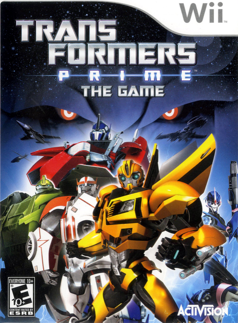 Transformers: Prime box art for Wii