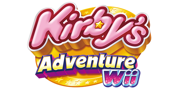Kirby's Adventure Wii logo for Wii
