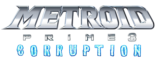 Metroid Prime 3 Corruption logo for Wii