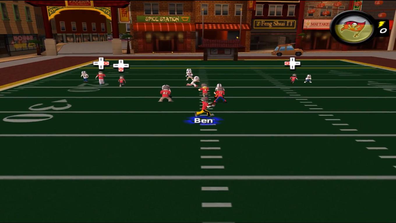 Backyard Football 09 back cover for Wii