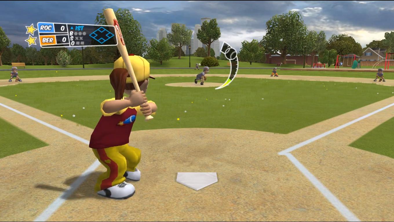Backyard Sports: Sandlot Sluggers back cover for Wii