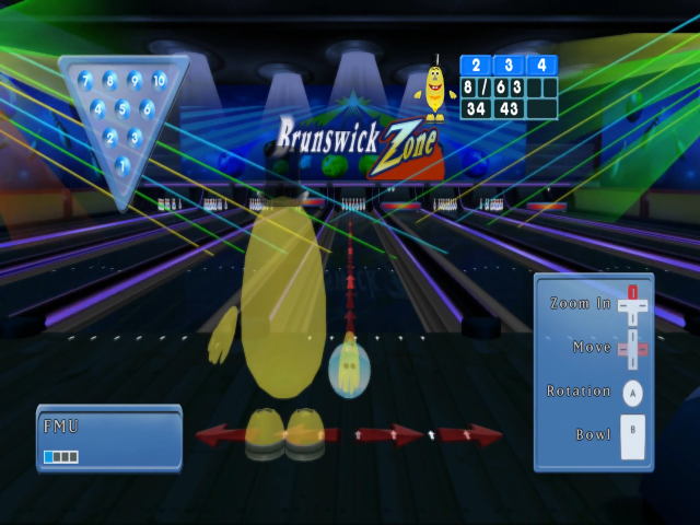 Brunswick Cosmic Bowling screenshot 3 for Wii