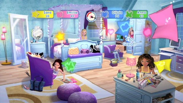 Charm Girls Club: Pajama Party screenshot 3 for Wii