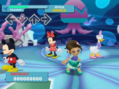 Dance Dance Revolution: Disney Grooves screenshot 2 for Wii