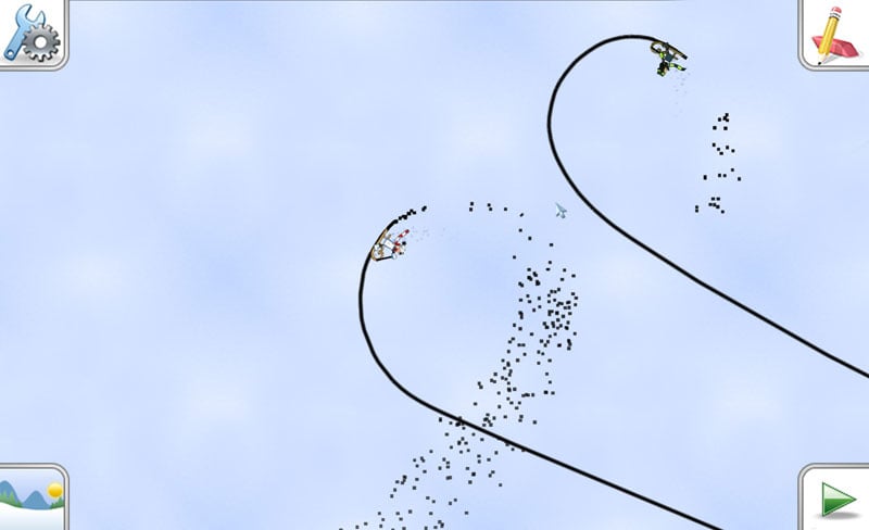 Line Rider Freestyle screenshot 3 for Wii