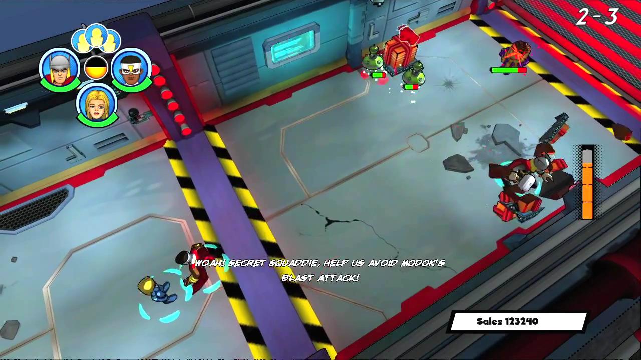 Marvel Super Hero Squad: Comic Combat screenshot 3 for Wii