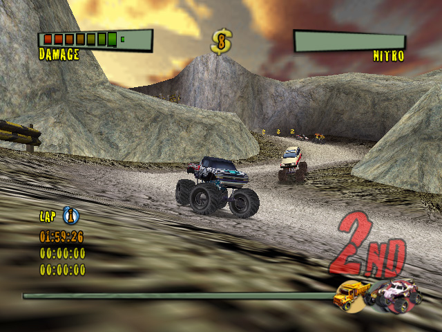 Monster Trux Offroad screenshot 3 for Wii