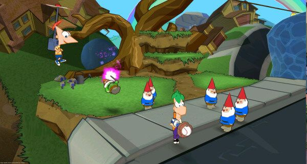 Phineas and Ferb: Across the 2nd Dimension screenshot 3 for Wii