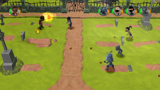 Pirates Vs Ninjas: Dodgeball screenshot 3 for Wii