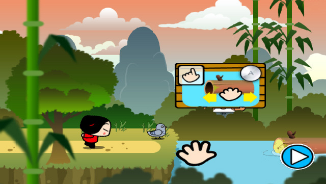 Pucca's Race for Kisses screenshot 3 for Wii