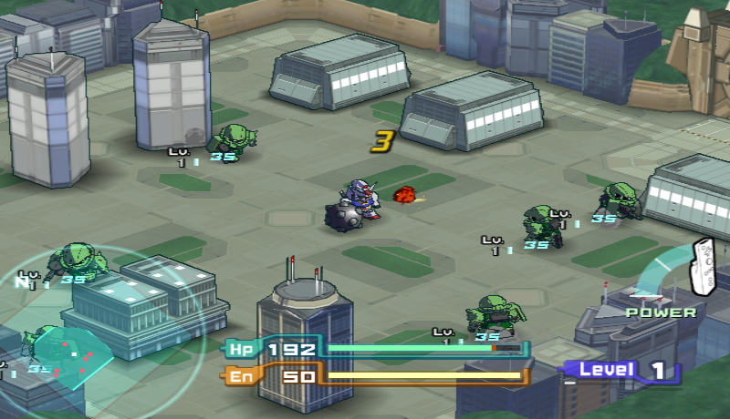 SD Gundam: Scad Hammers screenshot 3 for Wii