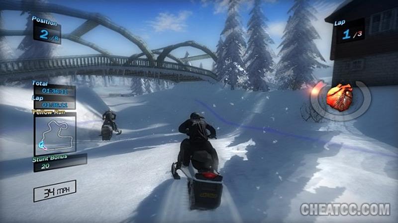Ski-Doo Snowmobile Challenge screenshot 3 for Wii