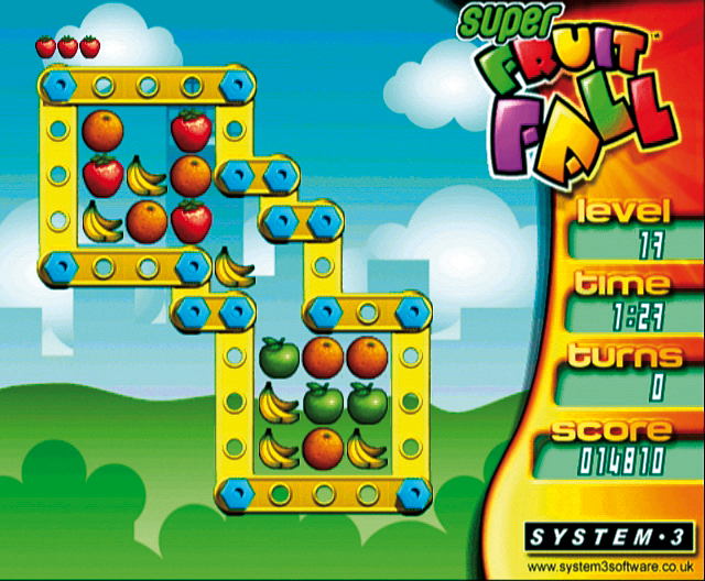 Super Fruit Fall screenshot 3 for Wii