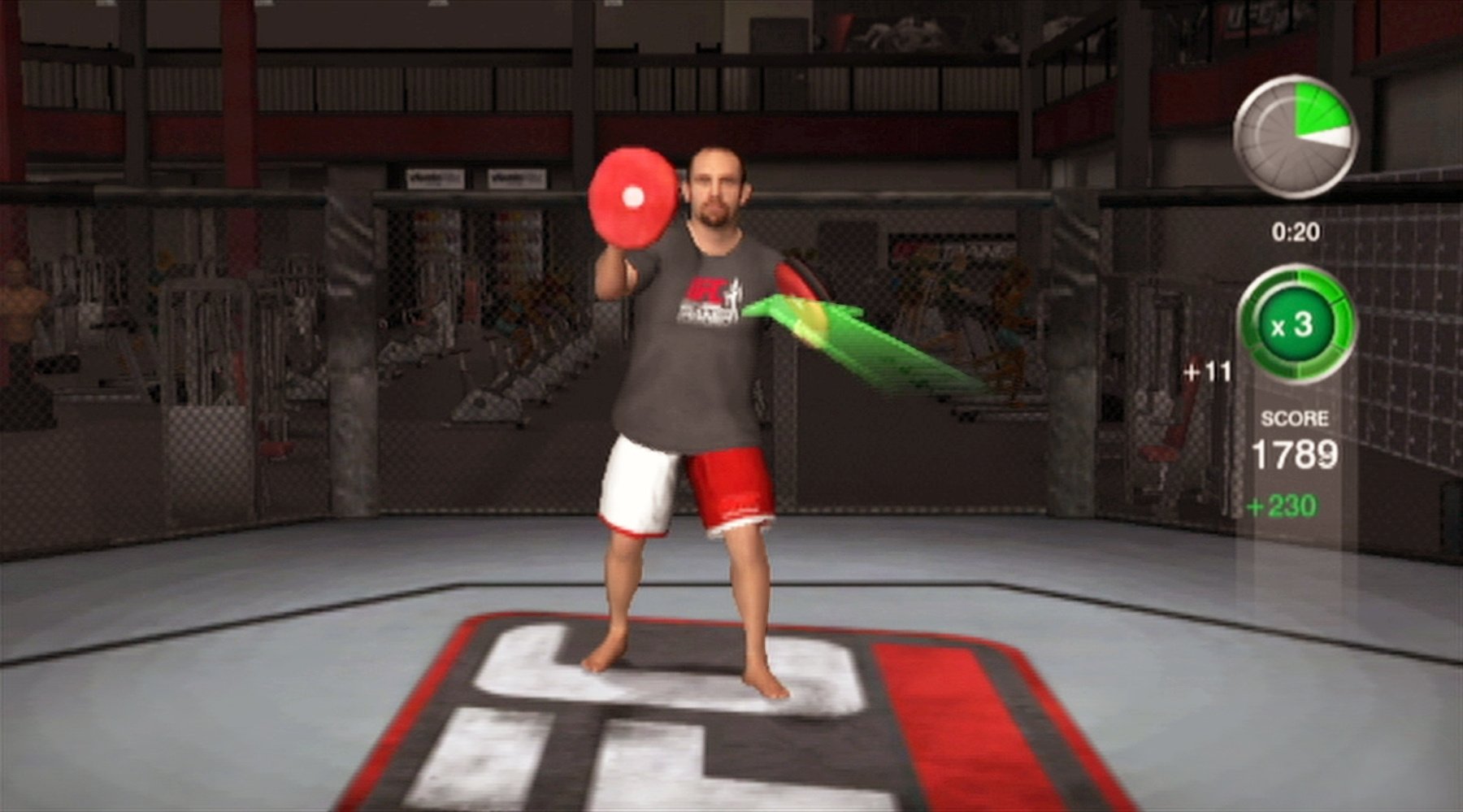 UFC Personal Trainer: The Ultimate Fitness System screenshot 3 for Wii