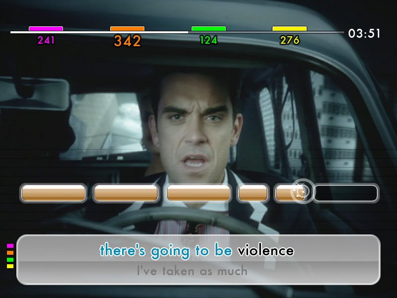We Sing Robbie Williams screenshot 3 for Wii