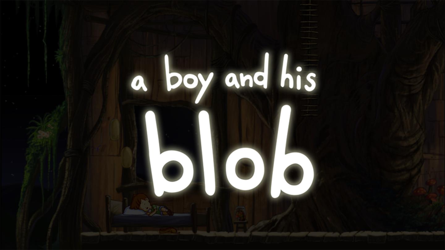 A Boy and His Blob title screen for Wii