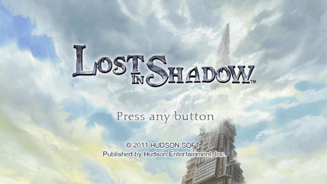 A Shadow's Tale title screen for Wii