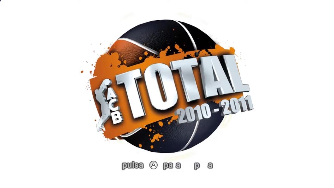 ACB Total 2010-2011 title screen for Wii