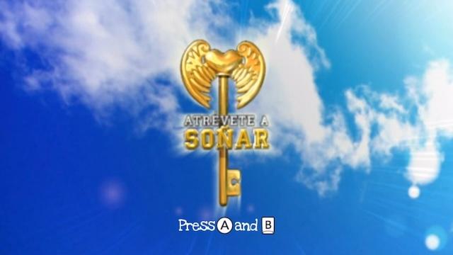 Atrevete a Sonar title screen for Wii