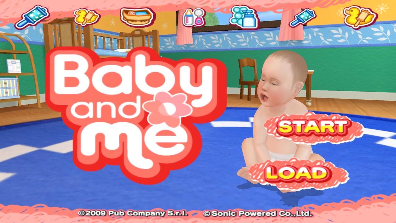 Baby And Me title screen for Wii