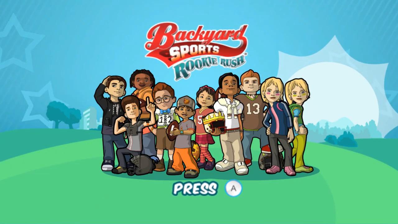 Backyard Sports: Rookie Rush back cover for Wii