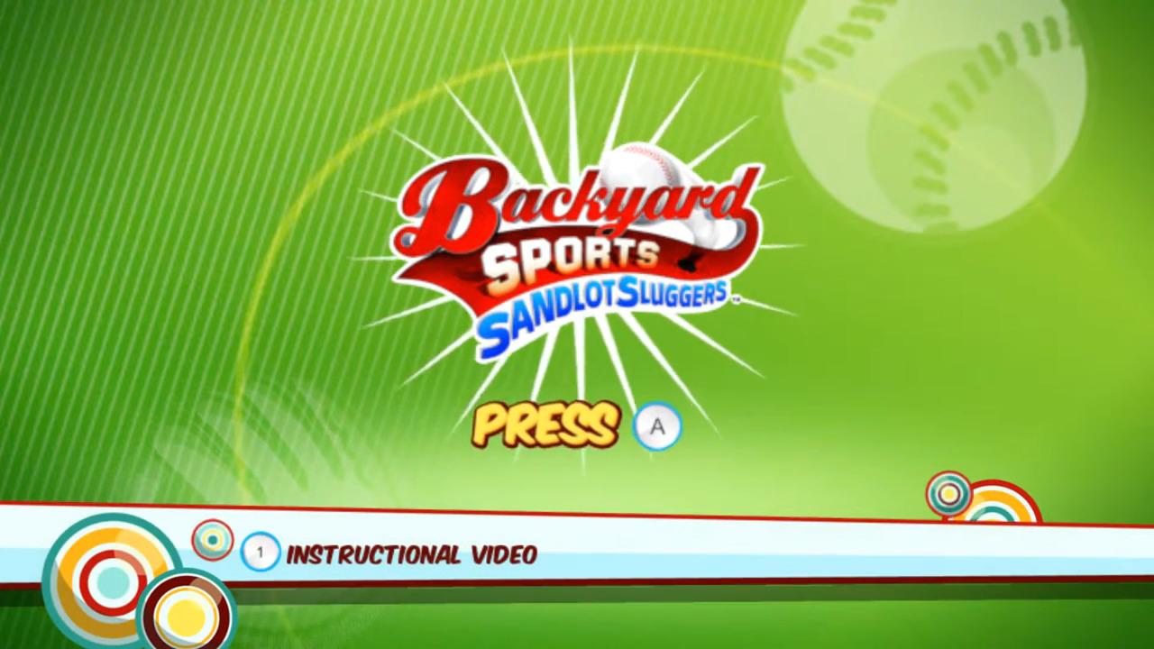 Backyard Sports: Sandlot Sluggers back cover for Wii