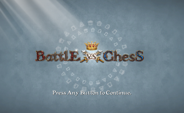 Battle vs Chess title screen for Wii