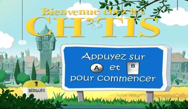 Bienvenue chez les Ch'tis title screen for Wii
