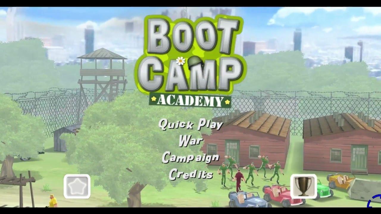 Boot Camp Academy title screen for Wii