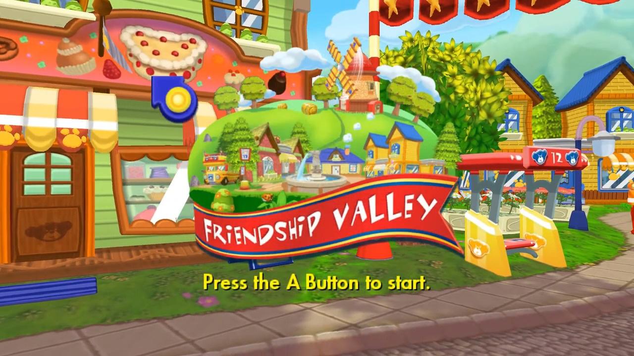 Build-A-Bear Workshop: Friendship Valley title screen for Wii