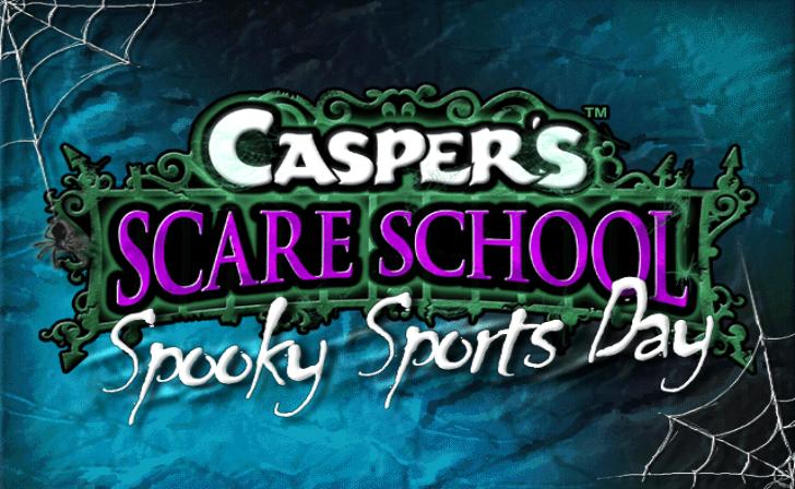 Casper's Scare School: Spooky Sports Day title screen for Wii