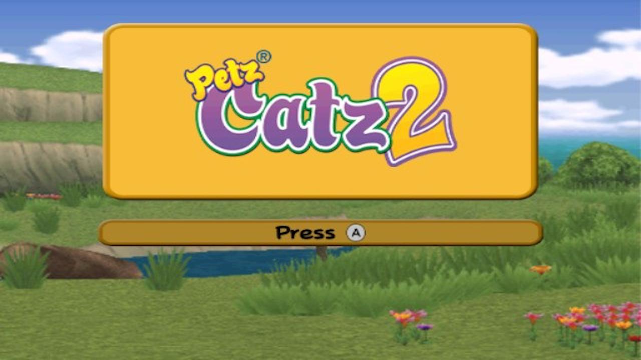 Catz title screen for Wii