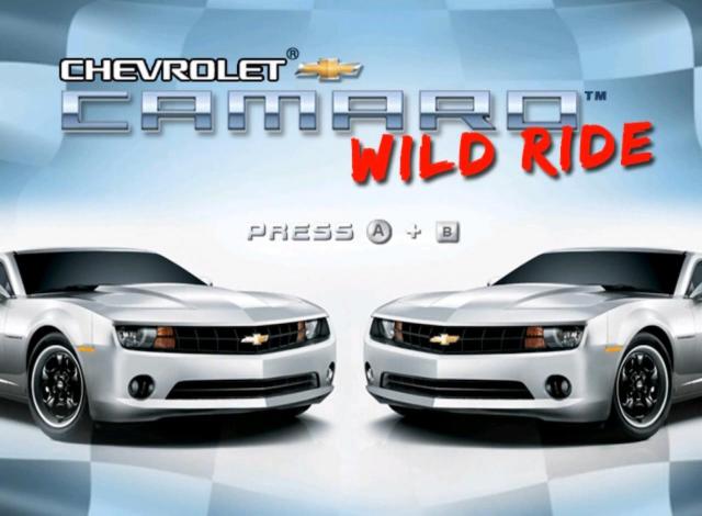 Chevrolet Camaro: Wild Ride title screen for Wii